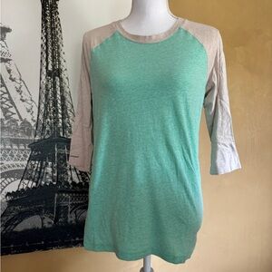 Under Armour Green Fitted Long Sleeve Tee